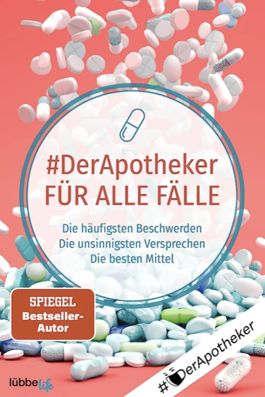 Cover meines zweiten Buchs: #DerApotheker für alle Fälle