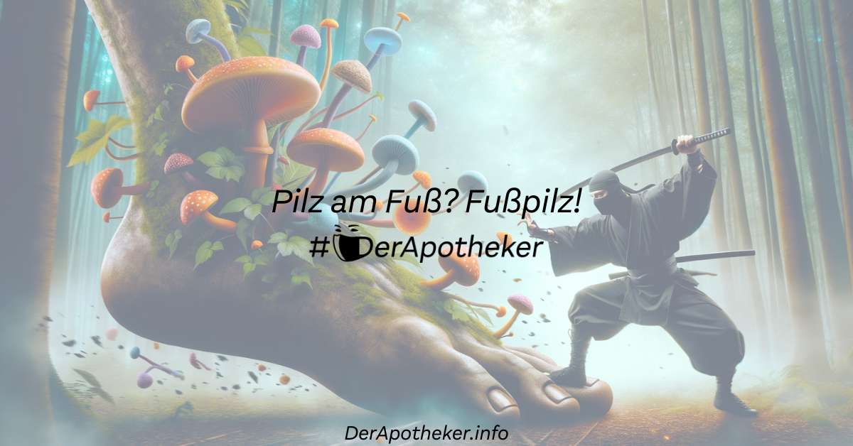 Pilz am Fuß? Fußpilz!