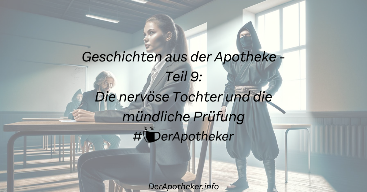 Geschichten aus der Apotheke – Teil 9: Die nervöse Tochter und die mündliche Prüfung