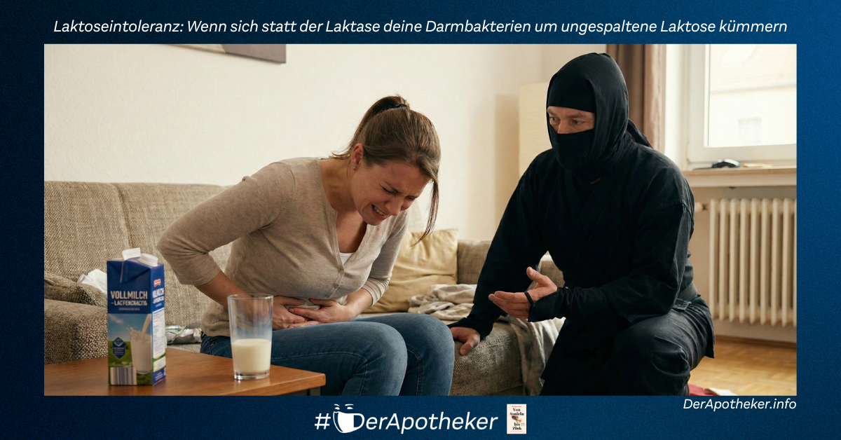 Laktoseintoleranz: Wenn sich statt der Laktase deine Darmbakterien um ungespaltene Laktose kümmern
