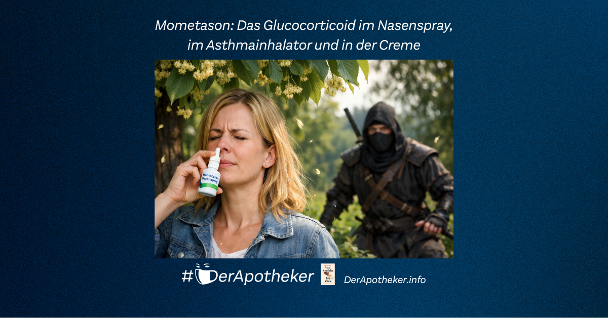Mometason: Das Glucocorticoid im Nasenspray, im Asthmainhalator und in der Creme